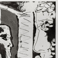 Pablo Picasso Aquatint Sculpteur et Sculpture Sable Mouvant Signed Numbered 1965