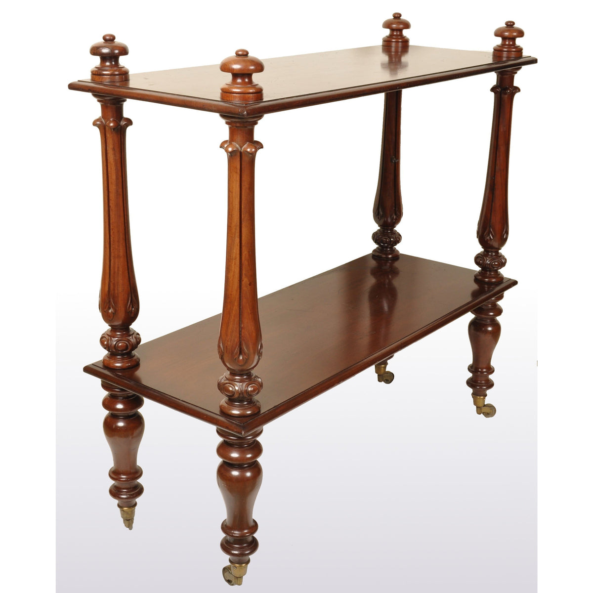 Antique William IV Mahogany Dumb-Waiter / Server / Table, Circa 1830