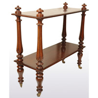 Antique William IV Mahogany Dumb-Waiter / Server / Table, Circa 1830