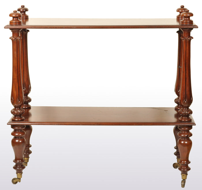 Antique William IV Mahogany Dumb-Waiter / Server / Table, Circa 1830