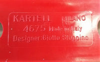 Mid-Century Modern Italian Magazine Rack Designed by Giotto Stoppino for Kartell, 1972