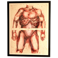Arnaldo Roche Rabelle, (b. 1955, Puerto Rico) Painting of a Nude Male, Circa 1990