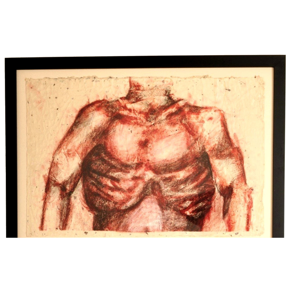Arnaldo Roche Rabelle, (b. 1955, Puerto Rico) Painting of a Nude Male, Circa 1990