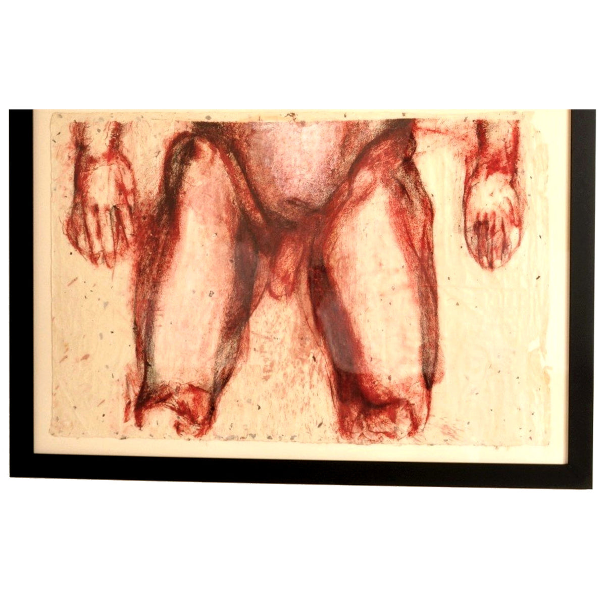 Arnaldo Roche Rabelle, (b. 1955, Puerto Rico) Painting of a Nude Male, Circa 1990