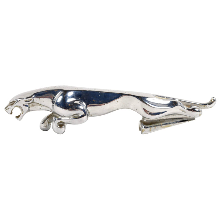 Vintage Jaguar Chromium/Nickel Car Mascot/Hood Ornament, 1950s