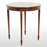Antique Edwardian Sheraton Style Mahogany Occasional/Center Table, Circa 1900