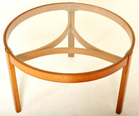 Mid-Century Modern Danish Teak Nesting Coffee Tables, 1960s
