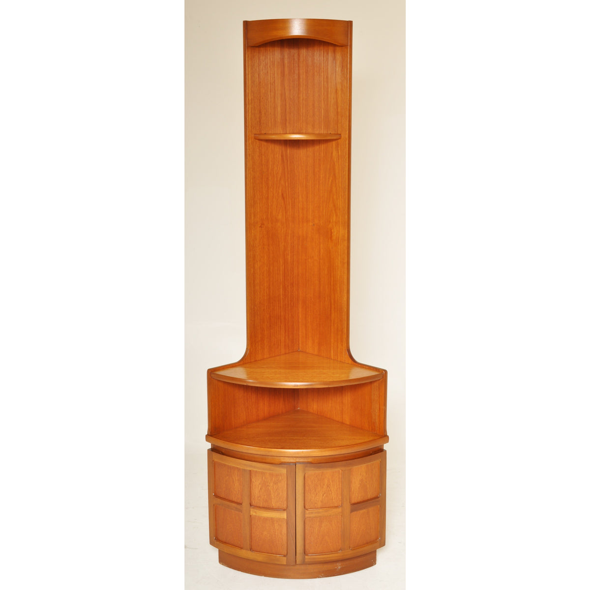 Mid-Century Modern Danish Teak Corner Cabinet by Nathan Furniture, 1960s