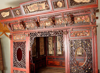 Chinese Carved Wedding Bed, Qing Dynasty, Circa 1880