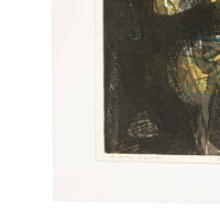 African American Abstract Expressionist Etching Aquatint "Anatomy of Aphrodite" by Warrington Colescott, 1959