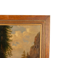 Antique Oil on Canvas Painting Jean-Michel Cels (1819–1894), Circa 1850