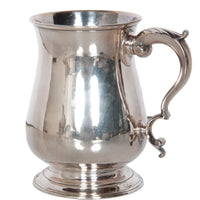 Antique Georgian Sterling Silver Pint Beer Tankard Mug Jacob Marsh London 1770