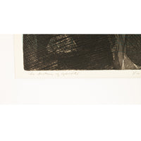 African American Abstract Expressionist Etching Aquatint "Anatomy of Aphrodite" by Warrington Colescott, 1959