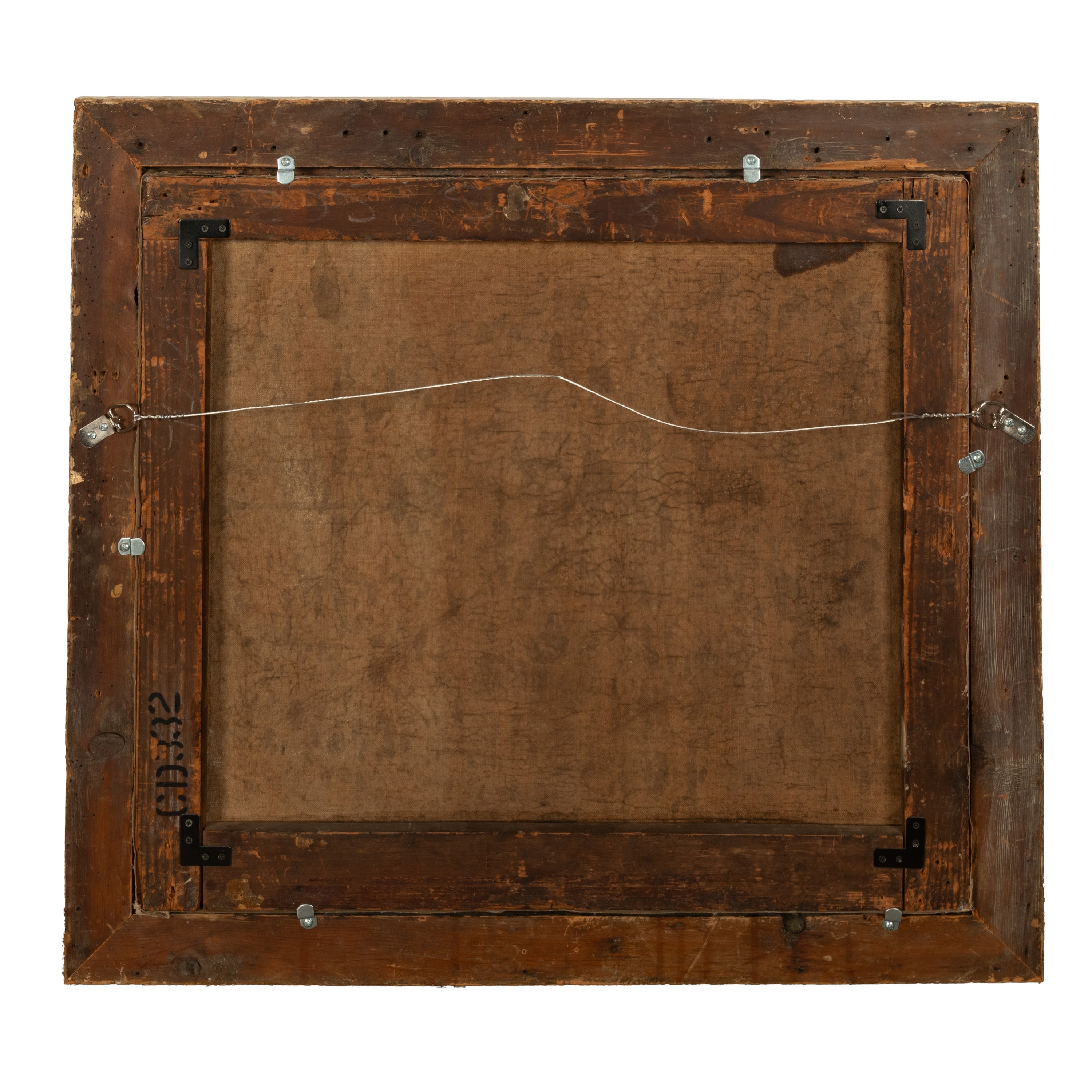 フランス アンティーク Oak Panel オブジェ 絵画 Antique French Carved Oak Wood Panel Scene w Ornate Framed