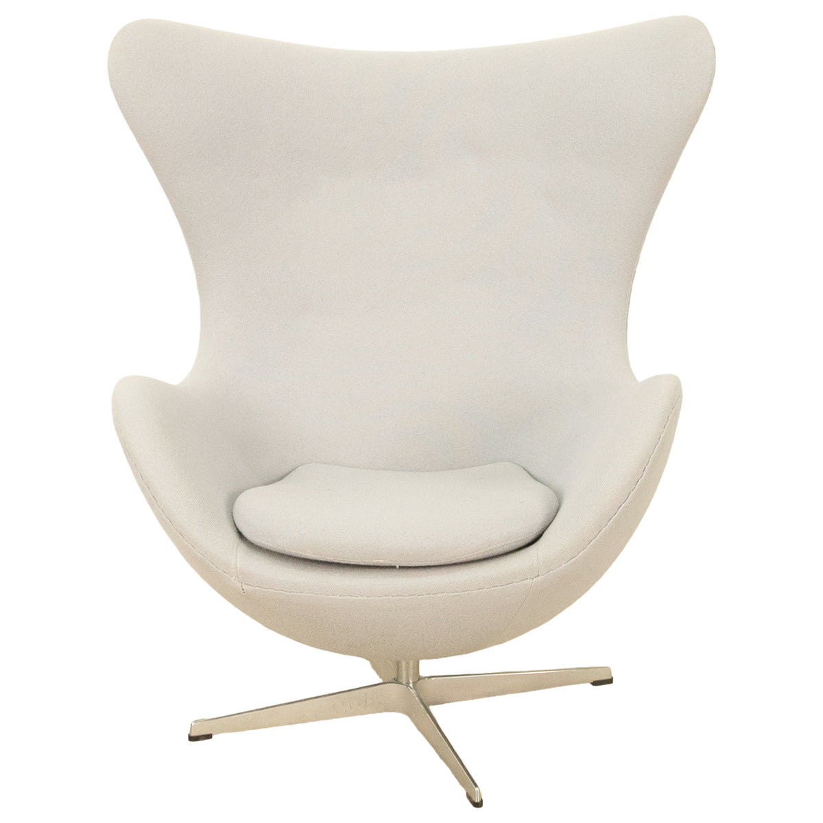 Mid Century Modern Egg Lounge Chair & Ottoman Arne Jacobsen for Fritz Hansen