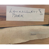 Large Expressionist Acrylic Canvas Painting "Laurelhurst Park" Portland Oregon, by Jack Mclarty 2003
