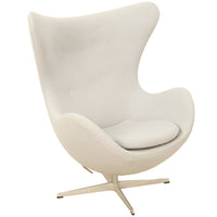 Mid Century Modern Egg Lounge Chair & Ottoman Arne Jacobsen for Fritz Hansen