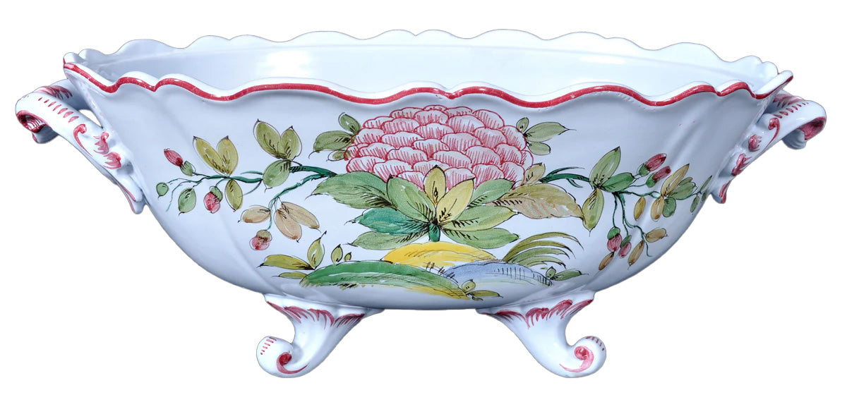 Antique Italian Majolica / Faience / Tureen, circa 1890