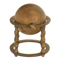 Antique Persian Qajar Period Arabic Islamic Celestial Brass Globe Astrolabe 1850