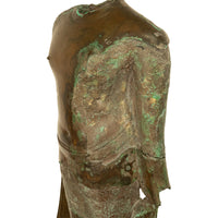 Large Ancient 16thC Thai Ayutthaya Bronze & Copper Buddha Sculpture Statue 1550