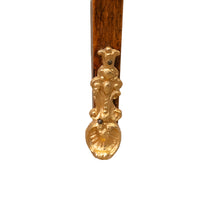 Antique 19thC French Louis XV Ormolu & Walnut Bijouterie Jewelry Table Vitrine, 1880