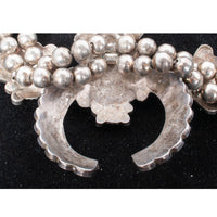 Zuni Pueblo Inlaid Silver Sunface Necklace Bracelet Ring by Burdian Eustace 1960