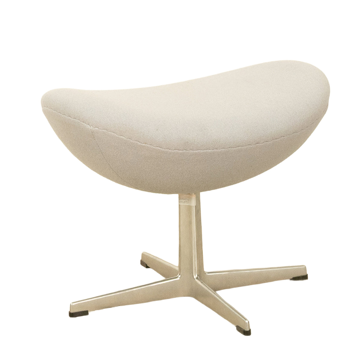 Mid Century Modern Egg Lounge Chair & Ottoman Arne Jacobsen for Fritz Hansen