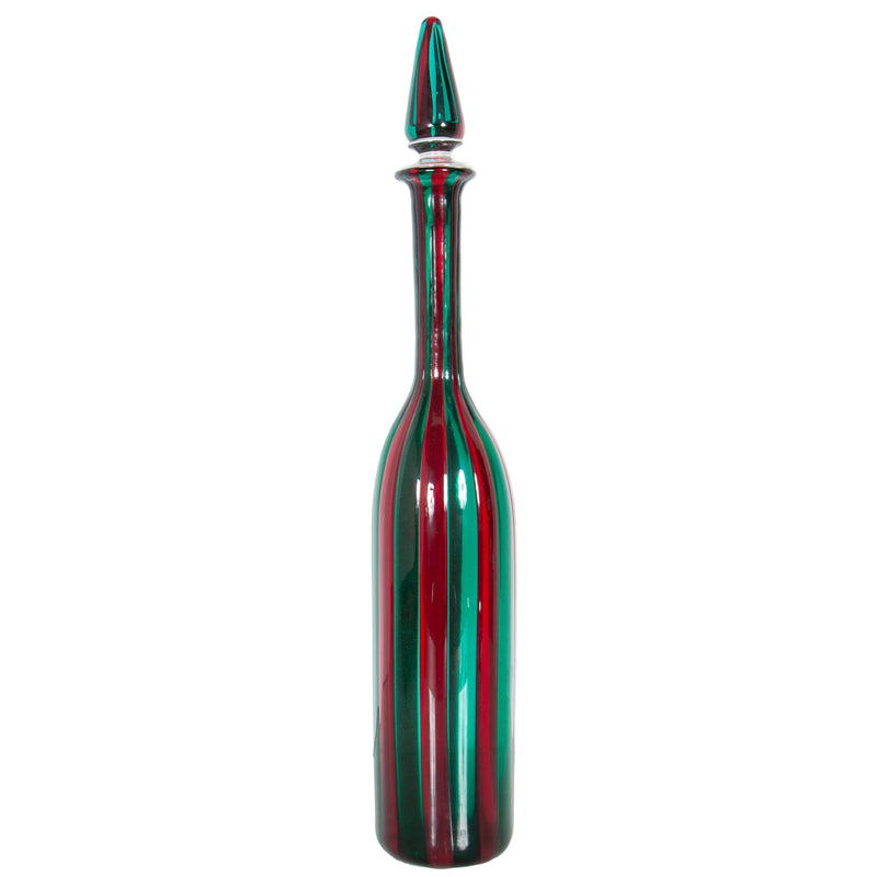 Mid Century Italian Murano Glass Morandiane Bottle Gio Ponti & Paolo Venini 1955