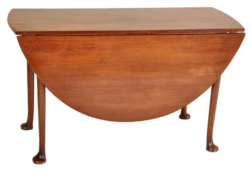 Antique George II Cuban Mahogany Drop Leaf Table, Circa 1750