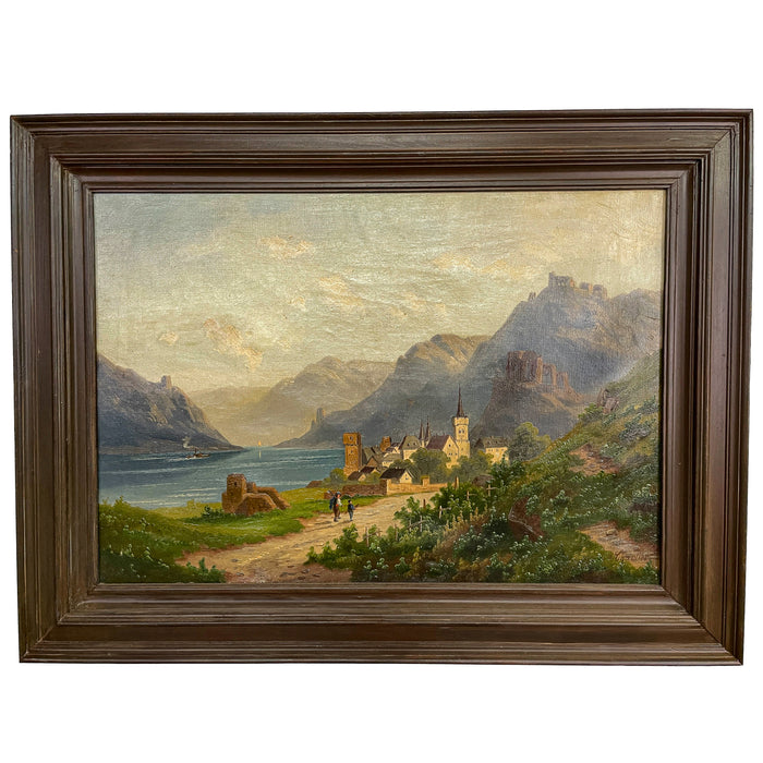 Antique 19th Century French Painting Signed by Charlier, Circa 1850