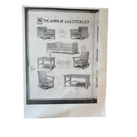 Antique L. & J. G. Stickley Mission Oak Library Writing Table Desk 1902