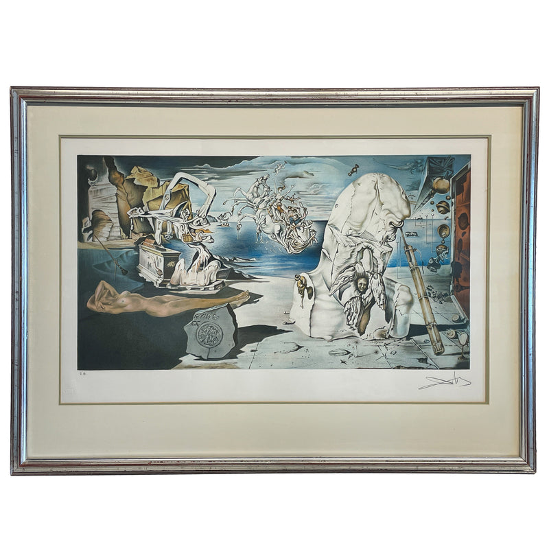 "The Apotheosis of Homer" Original Chromolithograph Artist's Proof By Salvador Dali, 1945 Signed C.O.A