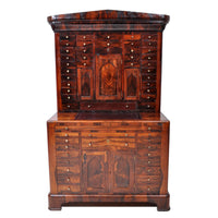 Antique American Empire Rosewood Dental / Medical Cabinet, circa 1820