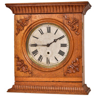 Antique American Oak Case 8-Day Regulator/Clock, Circa 1900