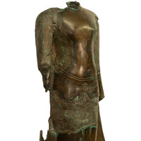 Large Ancient 16thC Thai Ayutthaya Bronze & Copper Buddha Sculpture Statue 1550