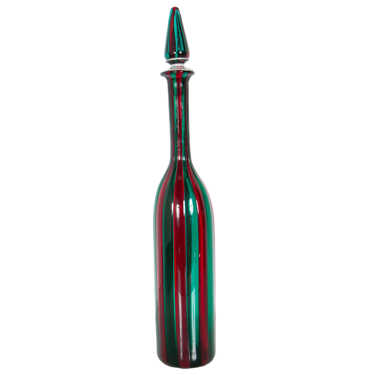 Mid Century Italian Murano Glass Morandiane Bottle Gio Ponti & Paolo Venini 1955