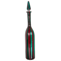 Mid Century Italian Murano Glass Morandiane Bottle Gio Ponti & Paolo Venini 1955