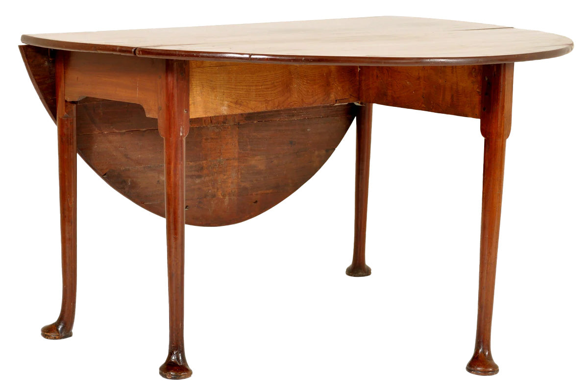 Antique George II Cuban Mahogany Drop Leaf Table, Circa 1750