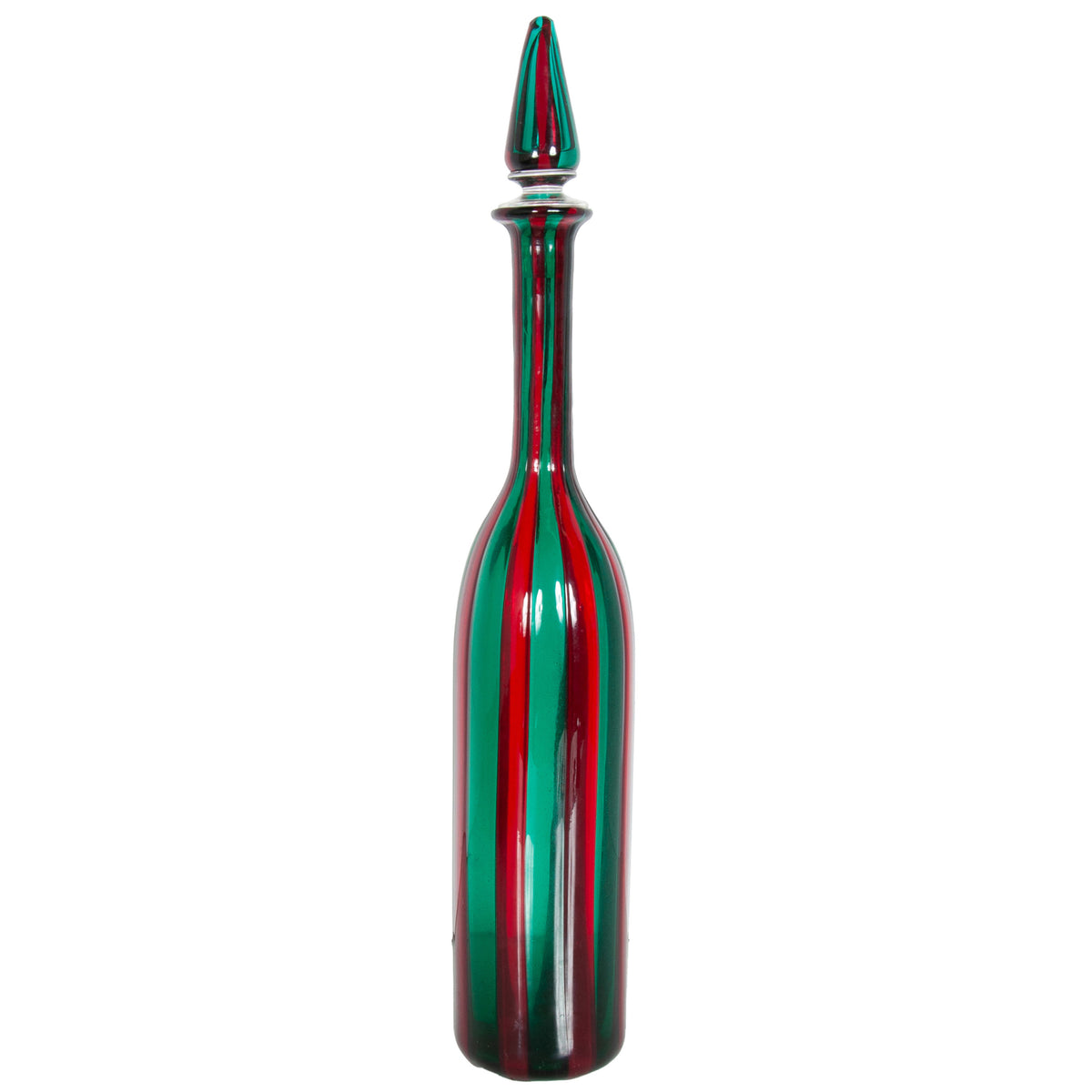 Mid Century Italian Murano Glass Morandiane Bottle Gio Ponti & Paolo Venini 1955