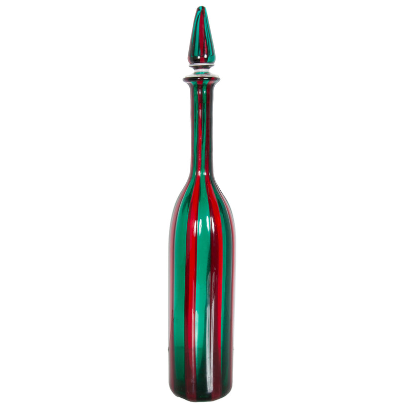 Mid Century Italian Murano Glass Morandiane Bottle Gio Ponti & Paolo Venini 1955