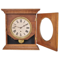 Antique American Oak Case 8-Day Regulator/Clock, Circa 1900