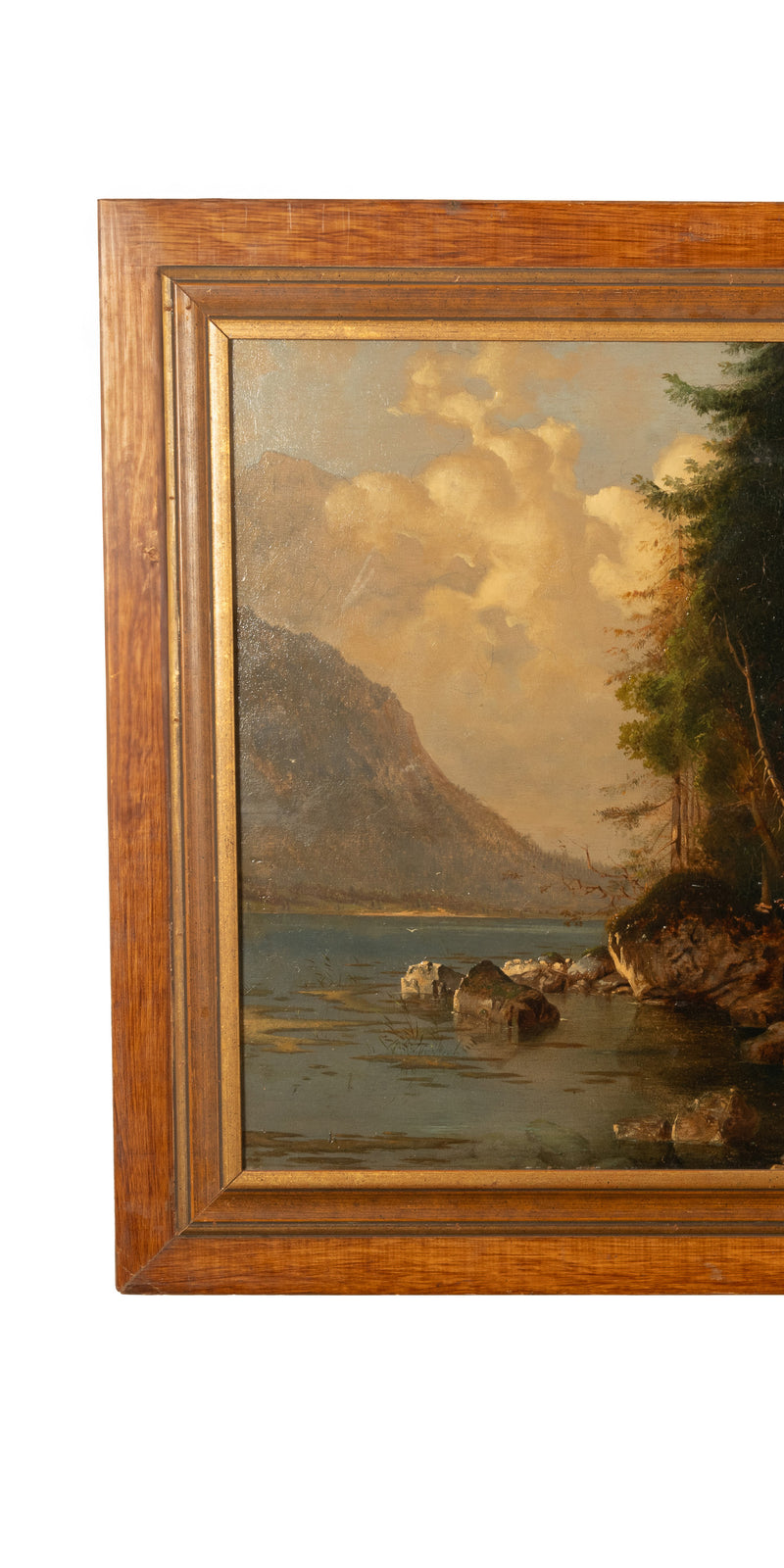 Antique Oil on Canvas Painting Jean-Michel Cels (1819–1894), Circa 1850