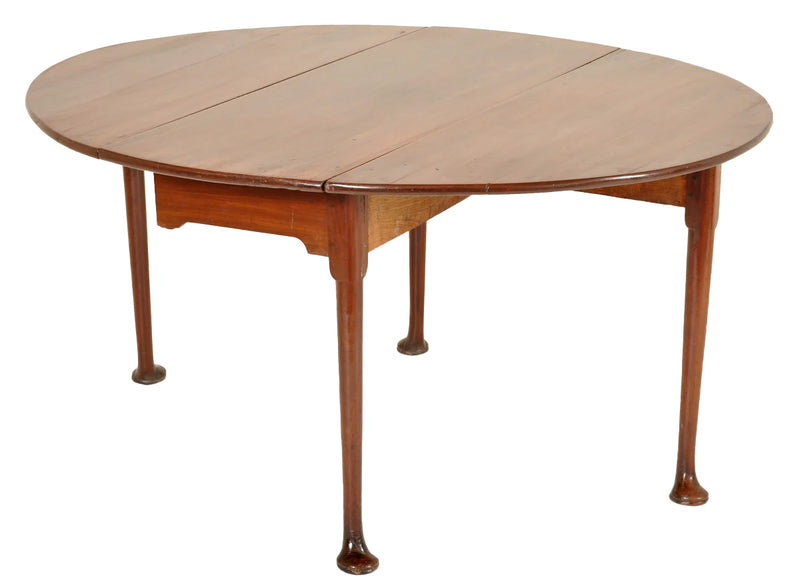 Antique George II Cuban Mahogany Drop Leaf Table, Circa 1750