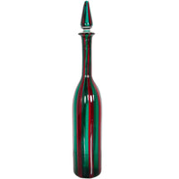 Mid Century Italian Murano Glass Morandiane Bottle Gio Ponti & Paolo Venini 1955