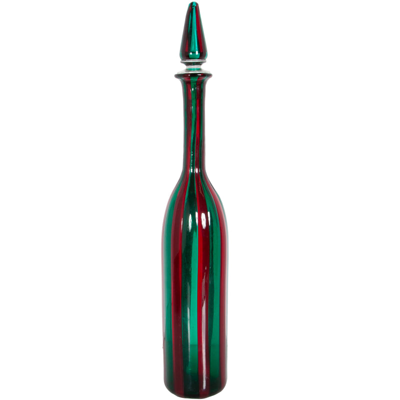 Mid Century Italian Murano Glass Morandiane Bottle Gio Ponti & Paolo Venini 1955