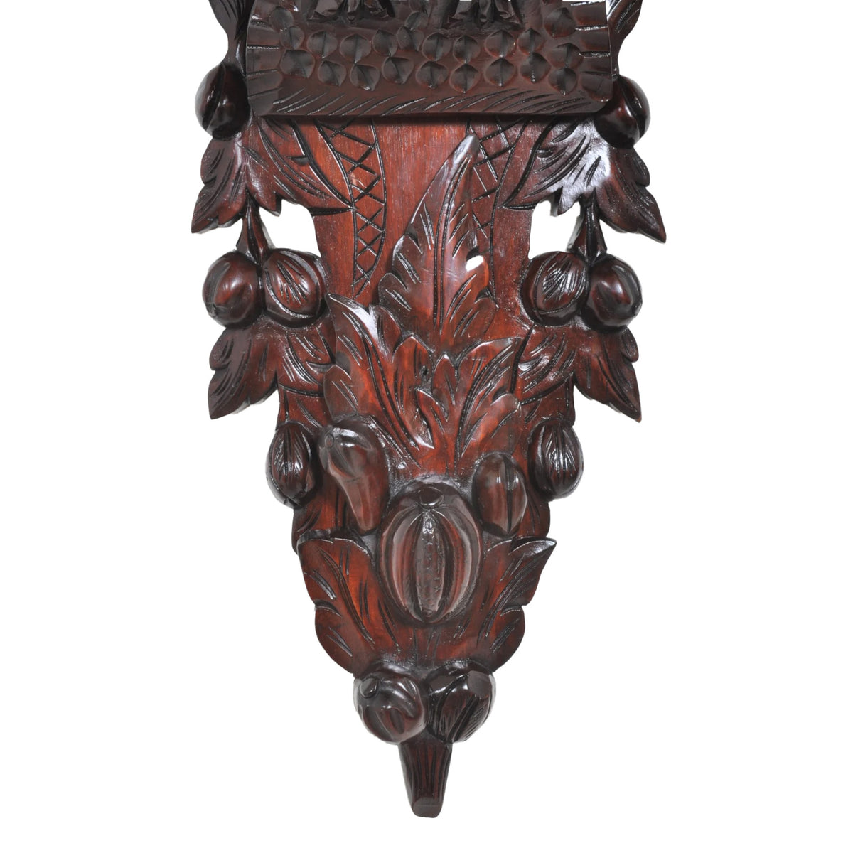 Large Antique Carved German Black Forest Walnut Eagle Wall Bracket, Circa 1875