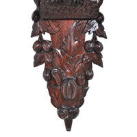 Large Antique Carved German Black Forest Walnut Eagle Wall Bracket, Circa 1875