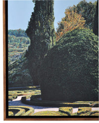 "Parterre at Casa de Mateus," Acrylic on Paper over Wood Panel, Tom Fawkes (1941- ), 2007