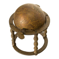 Antique Persian Qajar Period Arabic Islamic Celestial Brass Globe Astrolabe 1850