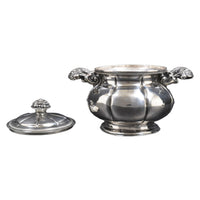 Antique French 950% Silver Sucrier/Sugar Bowl, Circa 1850